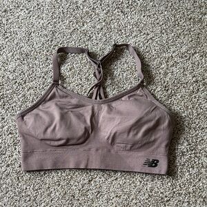 New Balance Women's Sports Bra - Dark Lavender